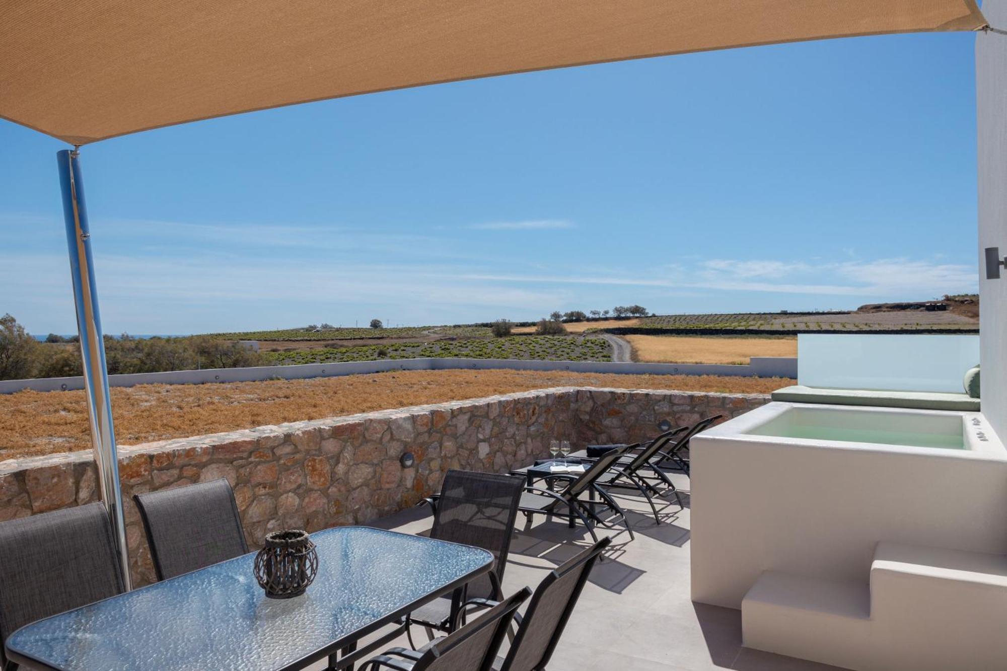 Windmillside Luxury Villas Emporio  Bagian luar foto